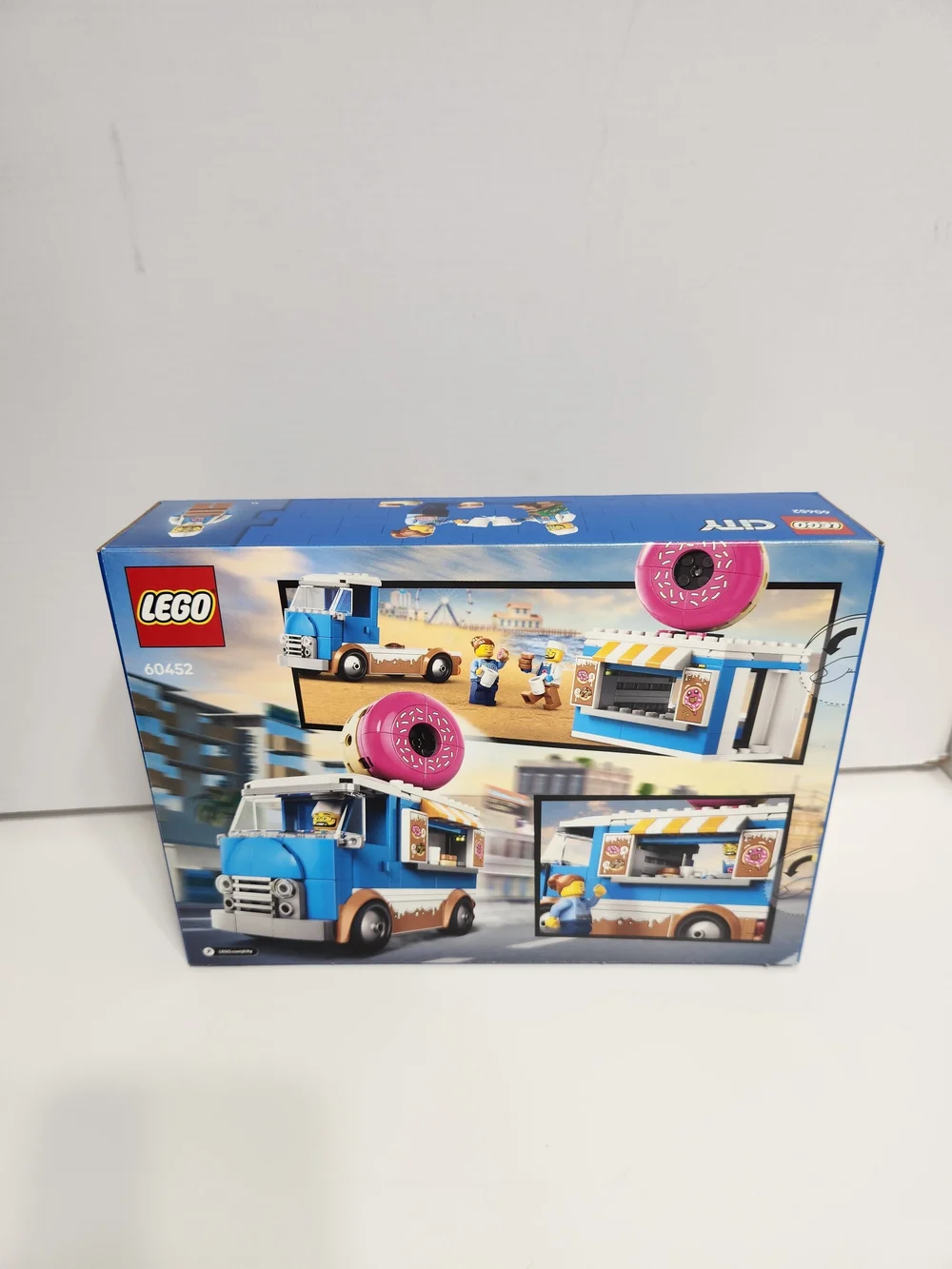 LEGO City Donut Truck Toys - Building Toys for Kids, Boys & Girls, Ages 5+ - Mob
